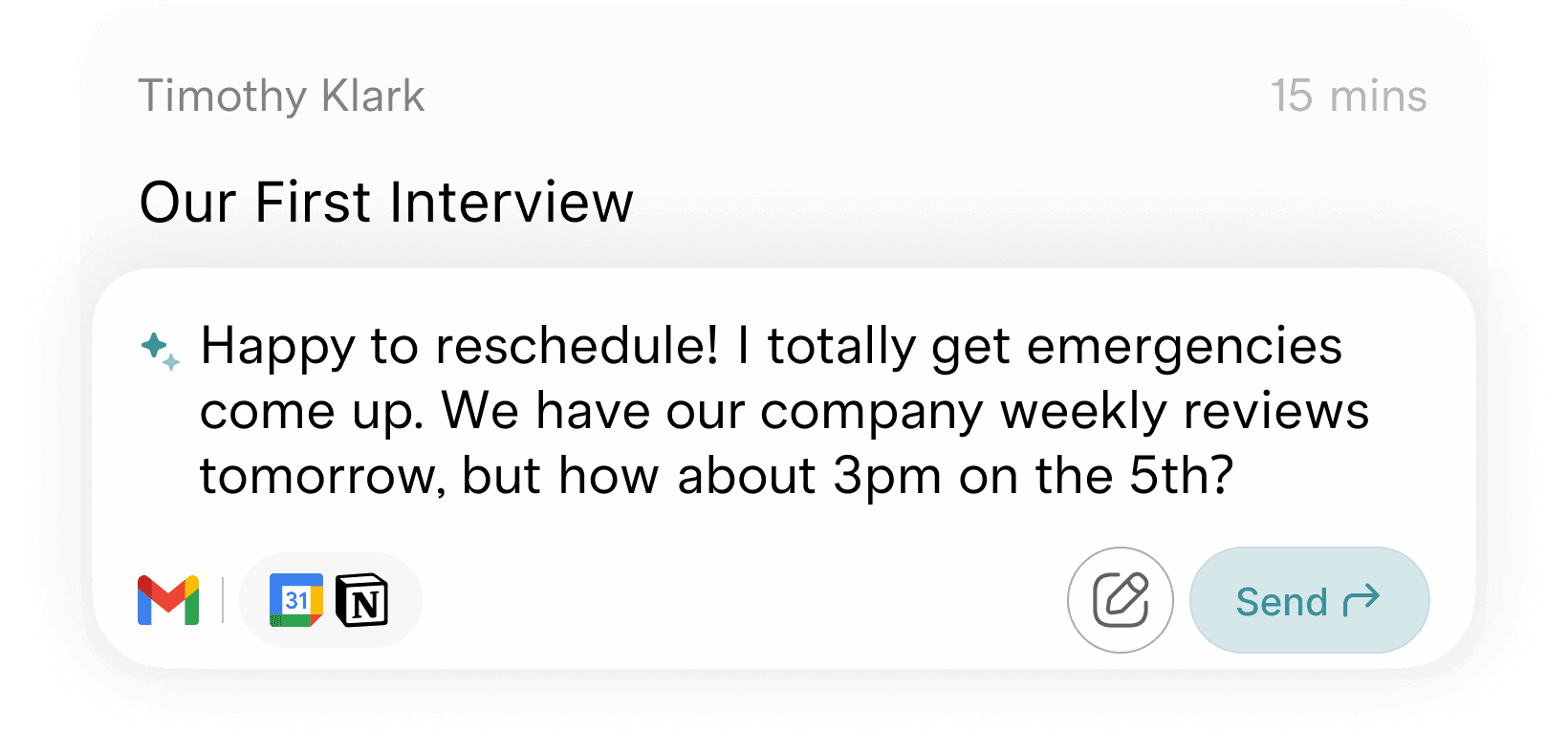 Reschedule automation