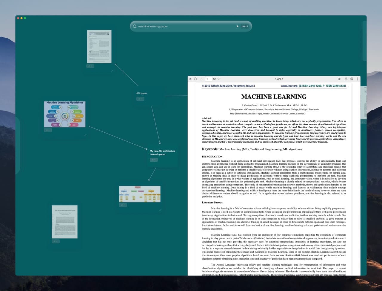 Emergent intelligence in notes